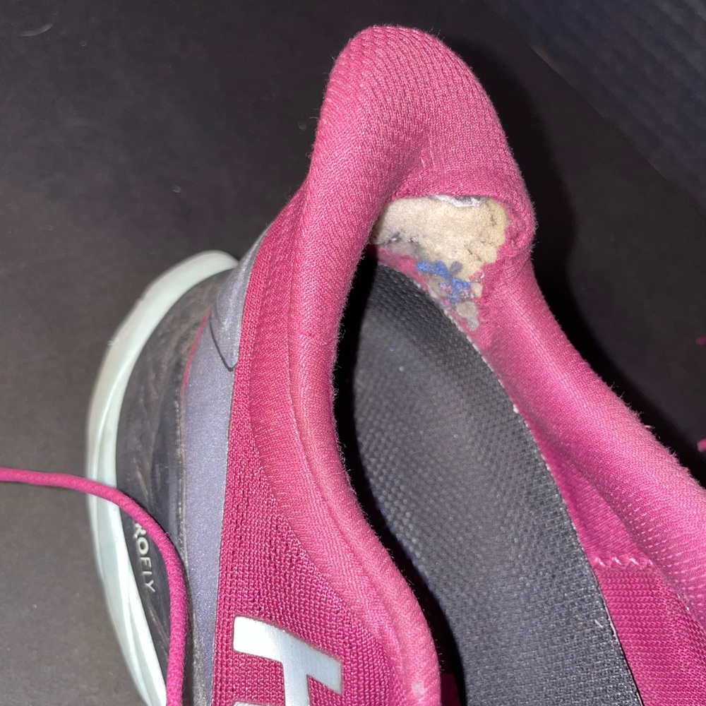 Hoka Pink and Gray Athletic Shoes - Picture 7 of 8